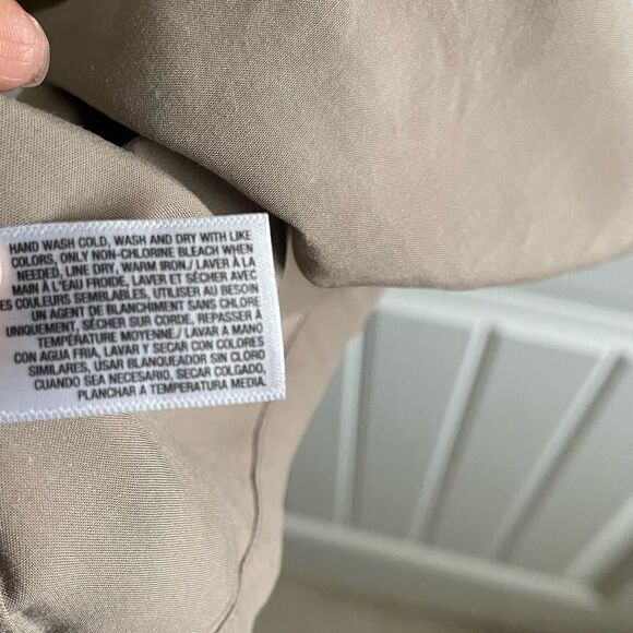 Old Navy Women’s Tan Short Sleeve V Neck Midi Dress; SZ S; BNWT - Picture 5 of 9